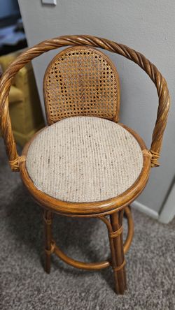 Vintage  bar stool in good condition .
