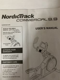 NordicTrack Elliptical 