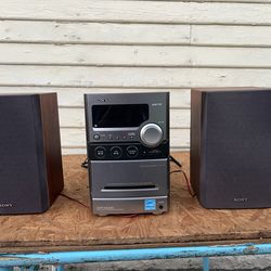 Sony CD/AM FM Radio Micro HiFi System  CMT-NEZ30