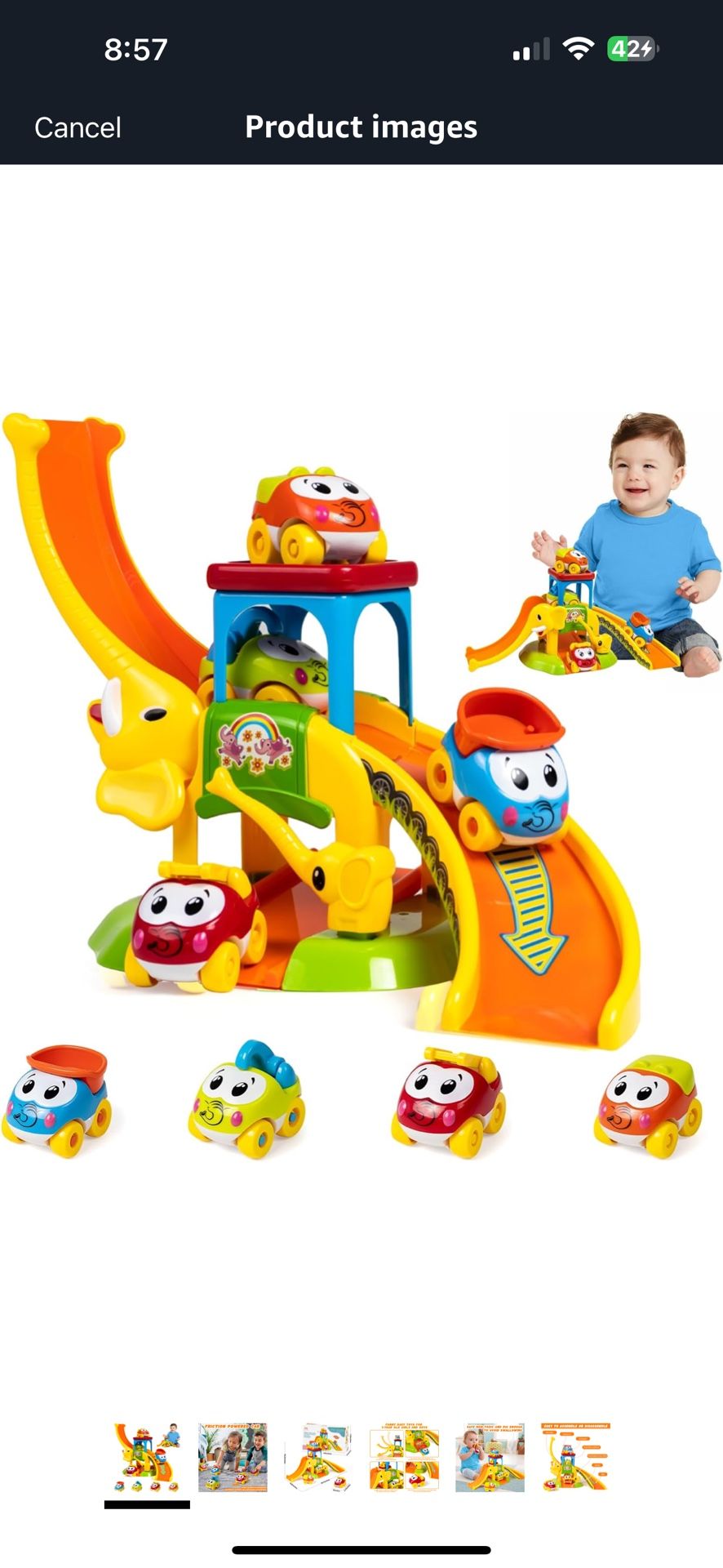 Elephant Slide Infant Toys