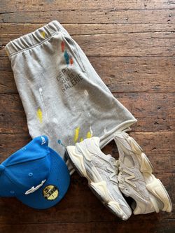 Gallery Dept Paint Splatter Sweat Shorts