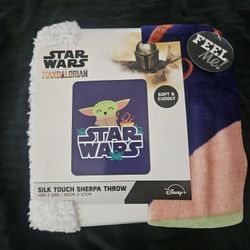 Star Wars Mandolorian Sherpa throw