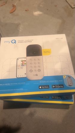 NEW myQ Smart Garage Video Keypad Pro Bundle – $75 each