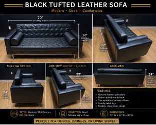 Couch black