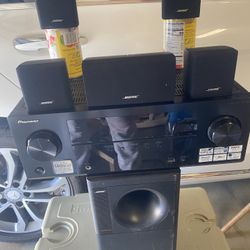 Bose Speakers With Woofer  十Pioneer receiver 
