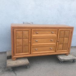 Large Vintage Broyhill Dresser W/original Hardware