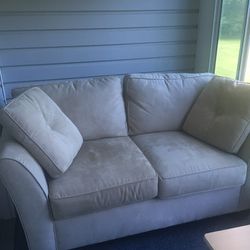 Microfiber Love seat With cushions