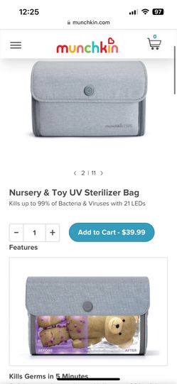 UV sterilizer bag