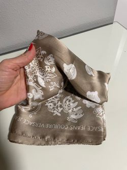 3 Versace Jeans Couture Silk-Feel Scarf