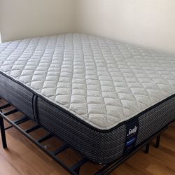 FREE – Queen mattress + 2 twin bed frames