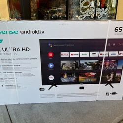 HD10 65” Hisense Smart 4k Uhd LED Tv