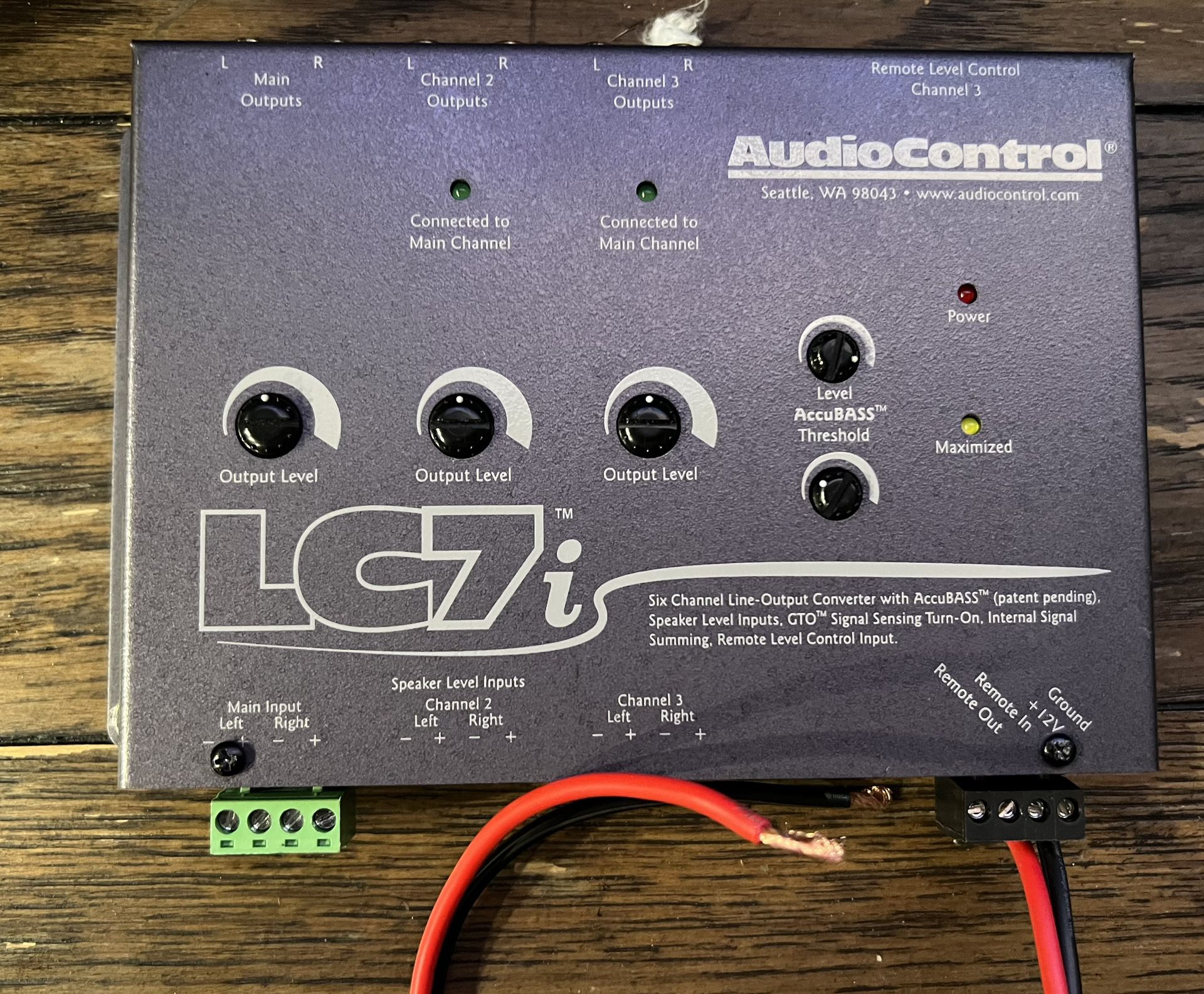 Audio Control Lc7i  6 Channel Line Out Converter 