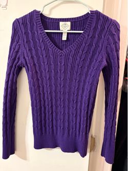 Brand new purple sweater.  Size S