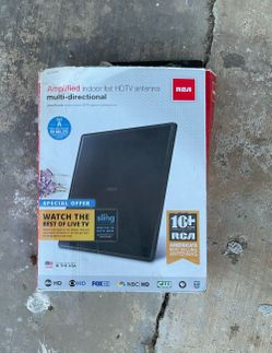 Brand new RCA amplified indoor HDTV antenna.