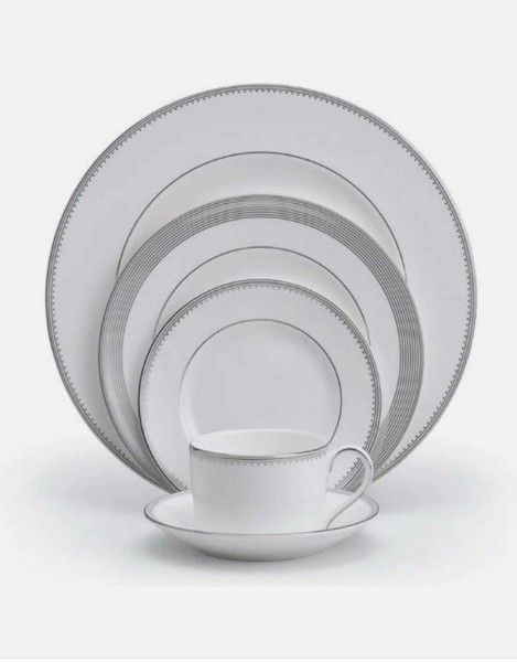 Vera Wang Wedgwood Grosgrain 5-Piece Dinner Setting (x4) NEW