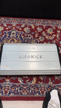 Zeus Hifonics 3200 watt amp