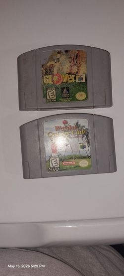 N64 controler and games with a surprise