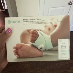 Unopened/Un-used Owlet Dream Sock® - FDA-Cleared Smart Baby Monitor - Track Live Pulse (Heart) Rate, Oxygen in Infants