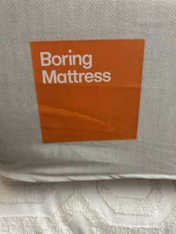 Boring Mattress