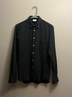 La Paz Dark Grey Longsleeve Button-Up Shirt
