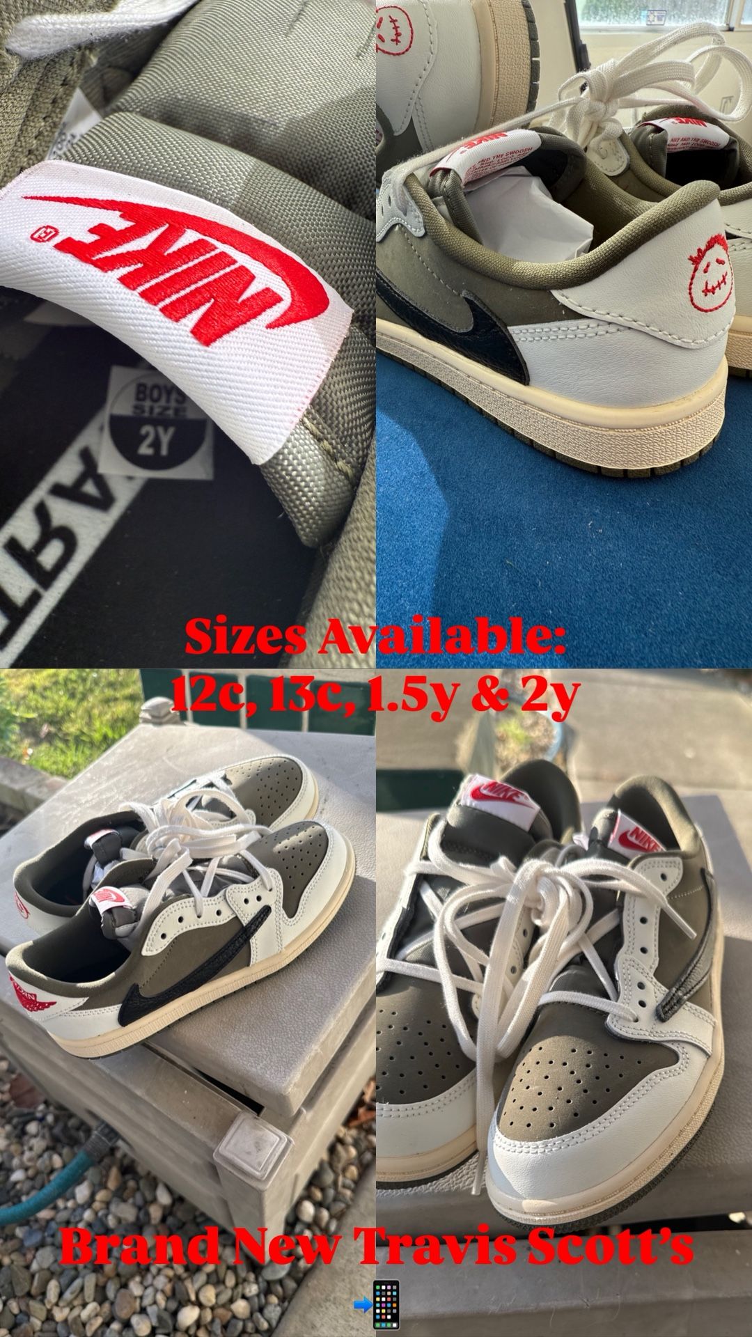 Travis Scott x Air Jordan 1 Retro Low OG SP 'Reverse Olive / Medium Olive'