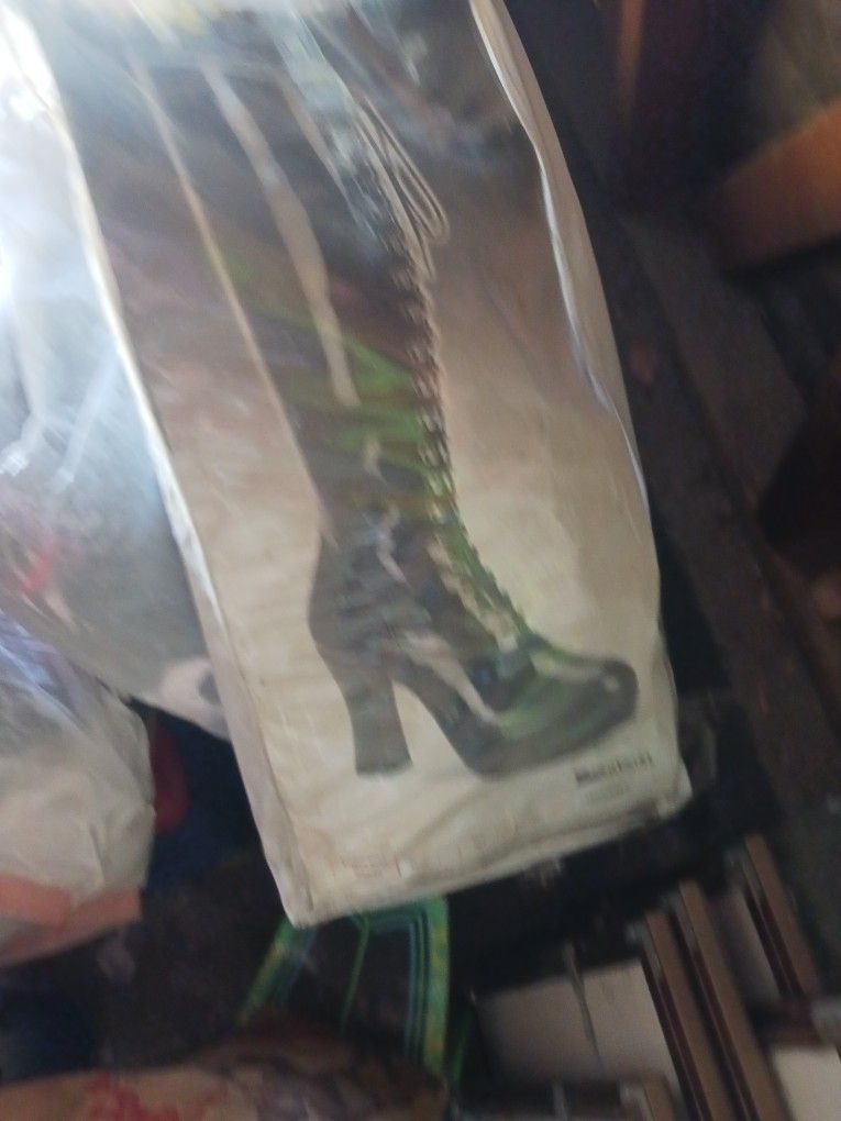 Black Halloween Boots