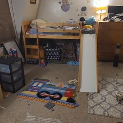 Kids Bed With Slide