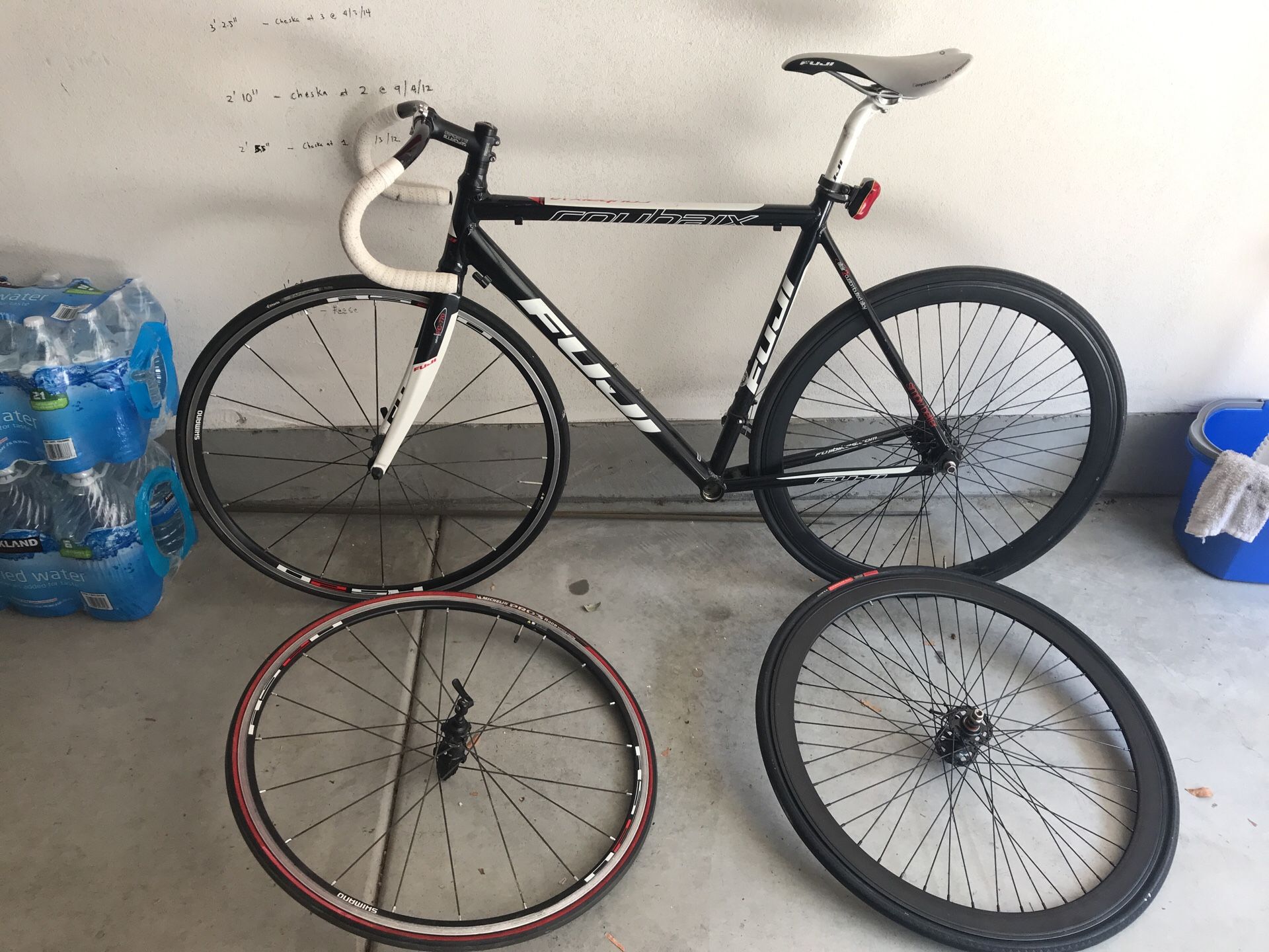 FUGI Roubaix 1.0 Fixed gear bike FRAME and wheels