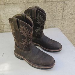 Size 9 D Ariat Work Boots Soft Toe 
