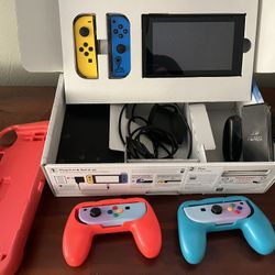 Nintendo Switch Fortnite Edition With 2 Games And Extra Joycons!