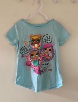 LOL Dolls Surprise T-shirt Top - Girls Size 6 - Multicolor - Gently Used - Good Condition - Soft Fabric