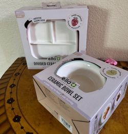 Ceramic plates with silicone ELLO brand / plates/ kids plates