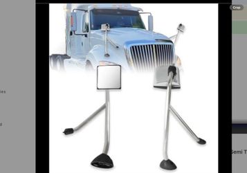 Chrome Hood Replacement Mirrors