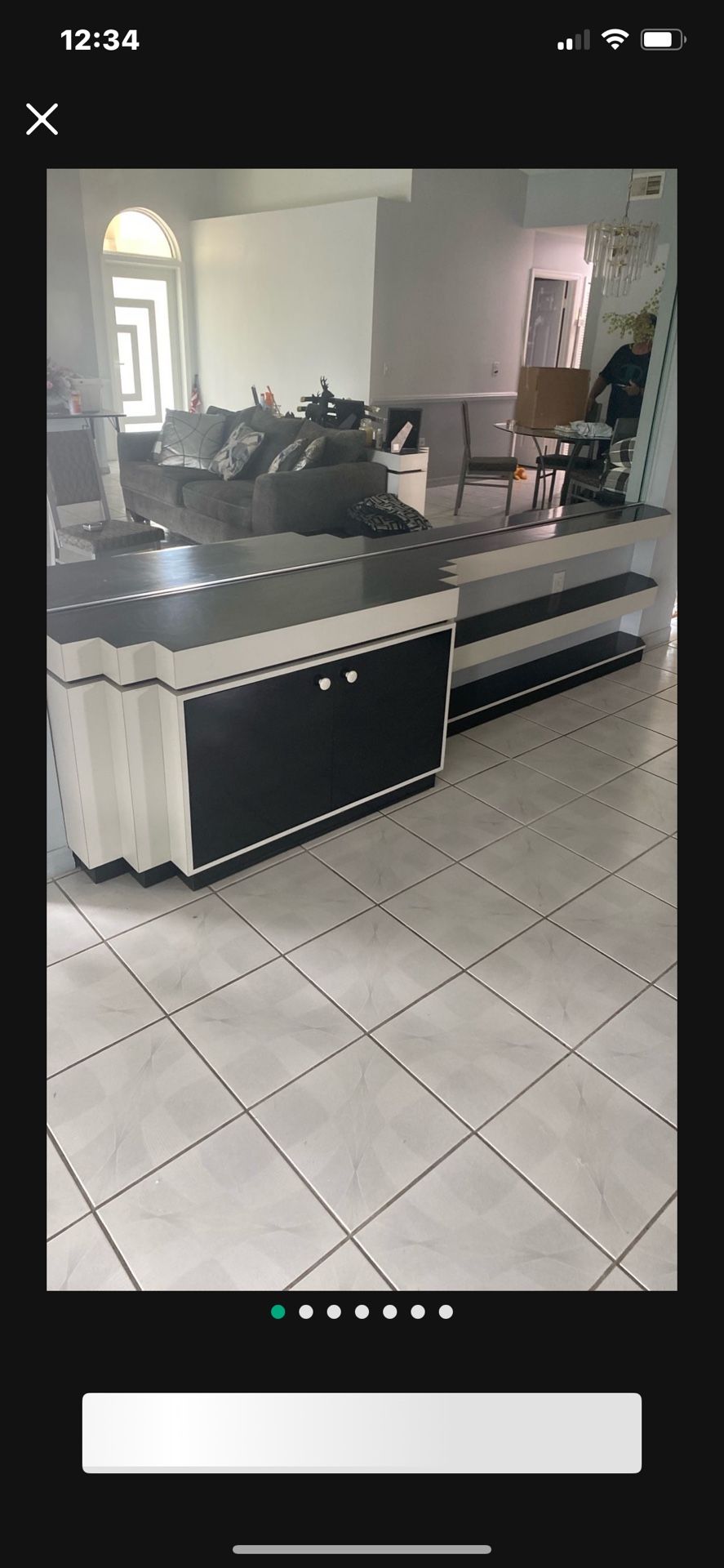 (2) Cabinets Matching Black/Gray