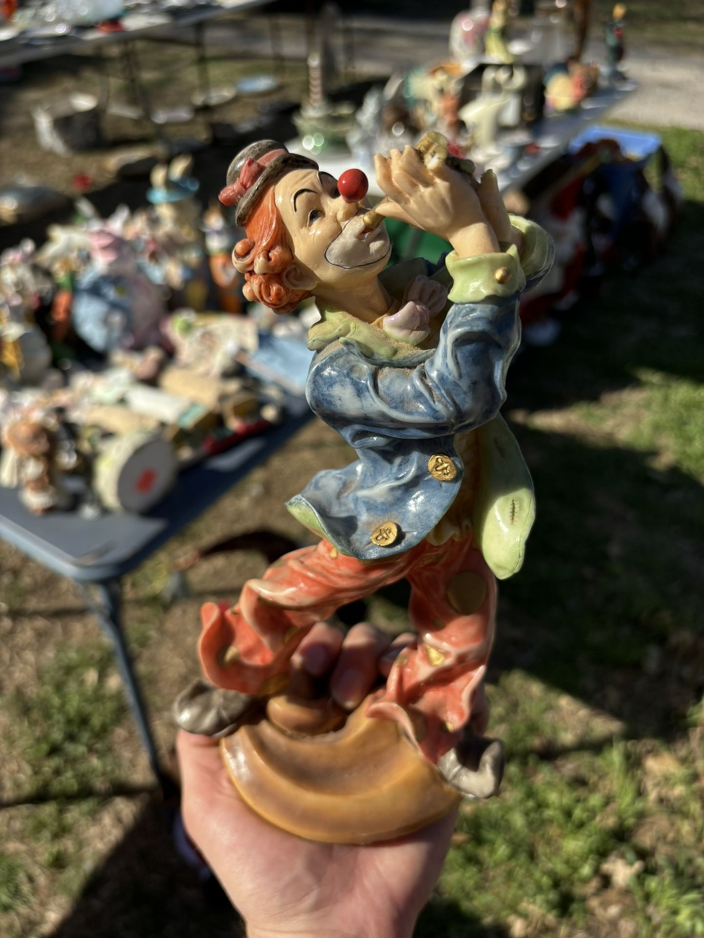 Collectors Glass Clown 