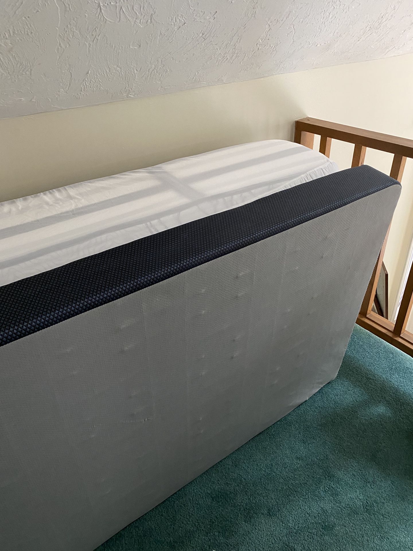 Extra deep twin XL mattress and box spring, excellent condition
