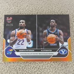 2025-26 Darryn Peterson AJ Dybansta Bowman U Now Orange Refractor /25 #65