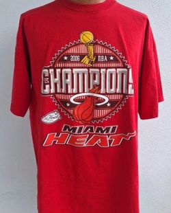 T shirt Adults Miami Heat 2006 NBA Champions 2XL Red