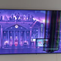 Roku 70 inch TV (damaged screen)