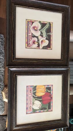 Framed flowers