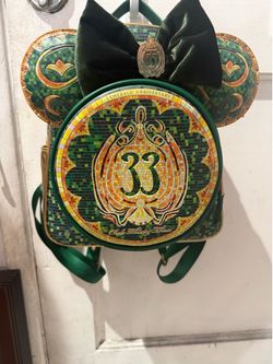 Club 33 bag and ears set ! Emerald collection.