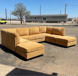 Modular Corduroy 8 Piece Sectional