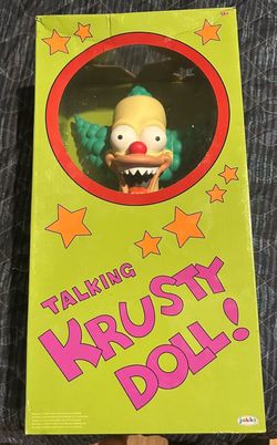 The Simpsons Talking Krusty doll.