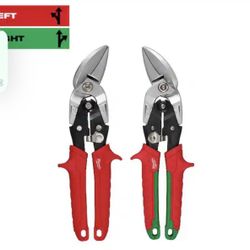 Milwaukee Left and Right Offset Aviation Snips (2-Pack