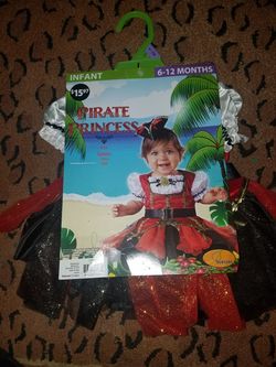 Pirate princess infant costume