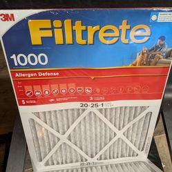 Filtrete 1000 Allergen Defense Air Filters 20x25x1 Pack Of Three