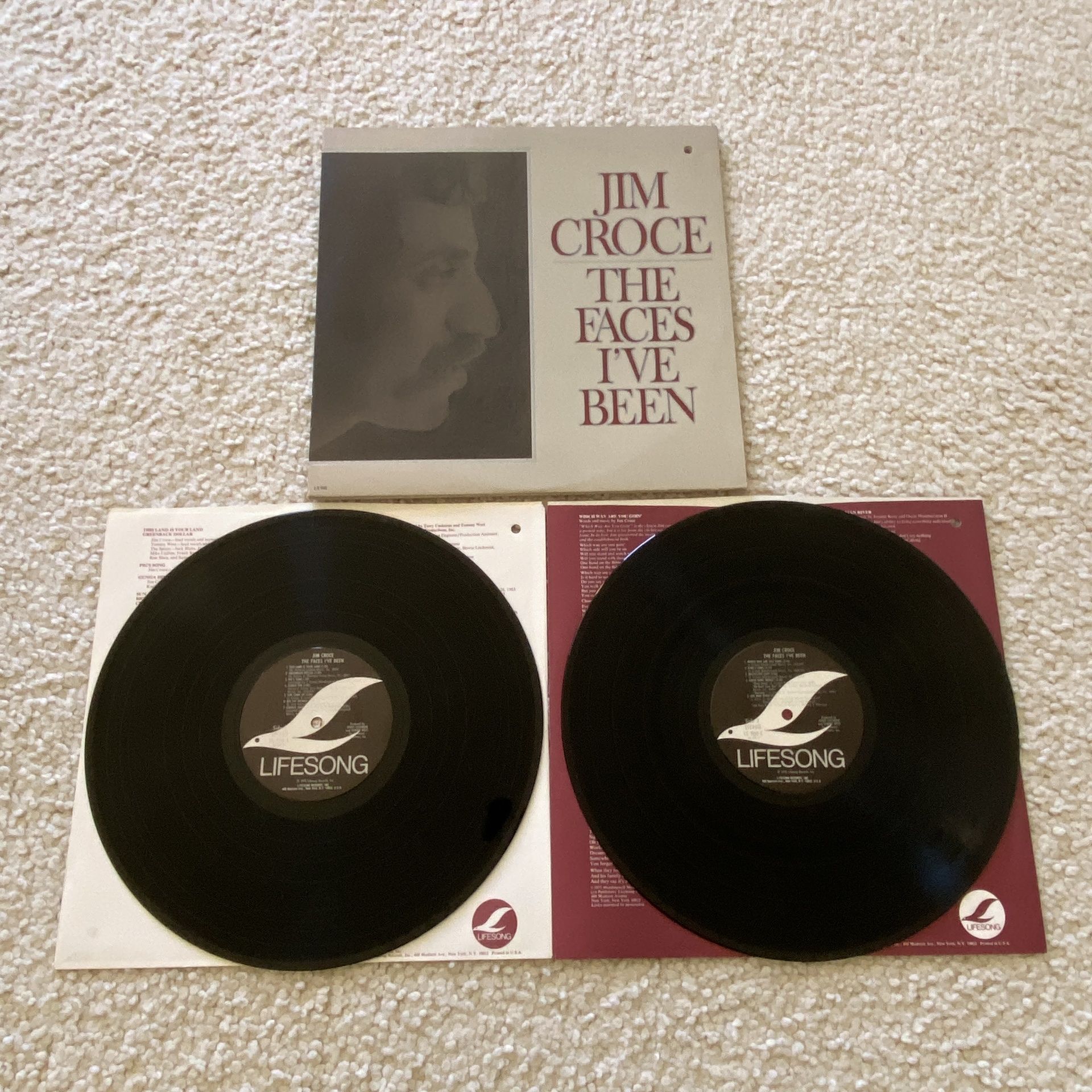 Jim Croce I've Been” double vinyl gatefold Lp with booklet 1975 Lifesong 1st Press pristine like new vinyl Folk Rock. for Sale in Laguna Niguel, CA - OfferUp