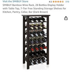 Bamboo Wine Rack