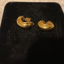 Vintage Clip on Earrings ( Monet)