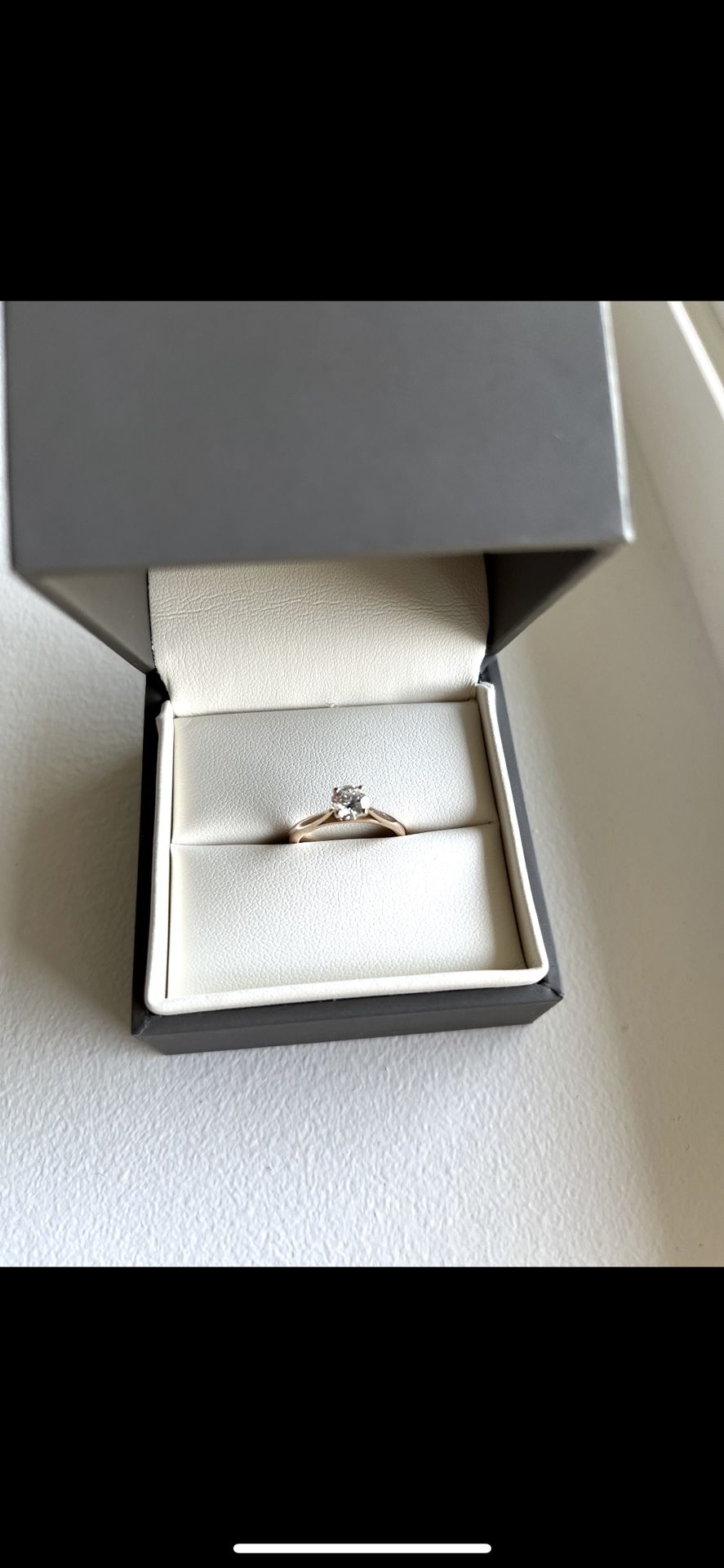 Lab 0.6 Carat Diamond Ring